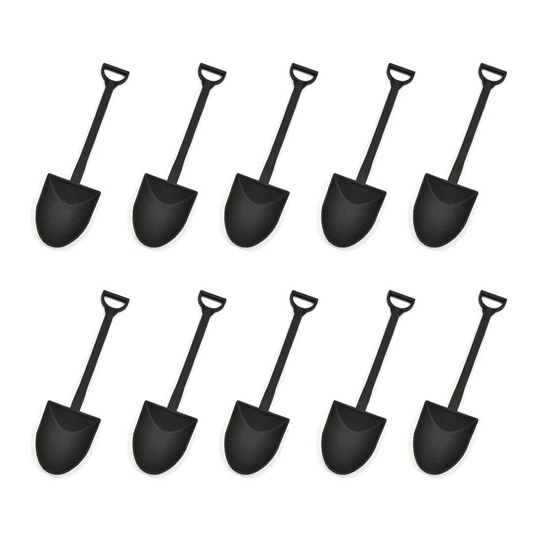 Aliotech 30PCS Plastic Mini Ice Cream Dessert Spoon Shovels Pudding Yogurt Spoons for Family or Party(30Pcs) - Image 2